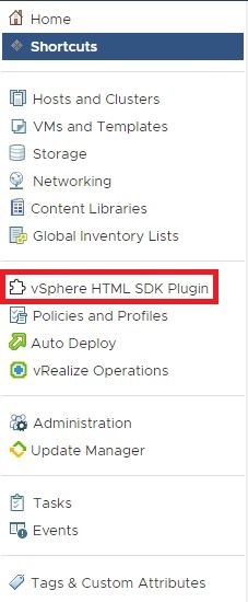 This screenshot shows the location of the plug-in global view in the navigation pane.